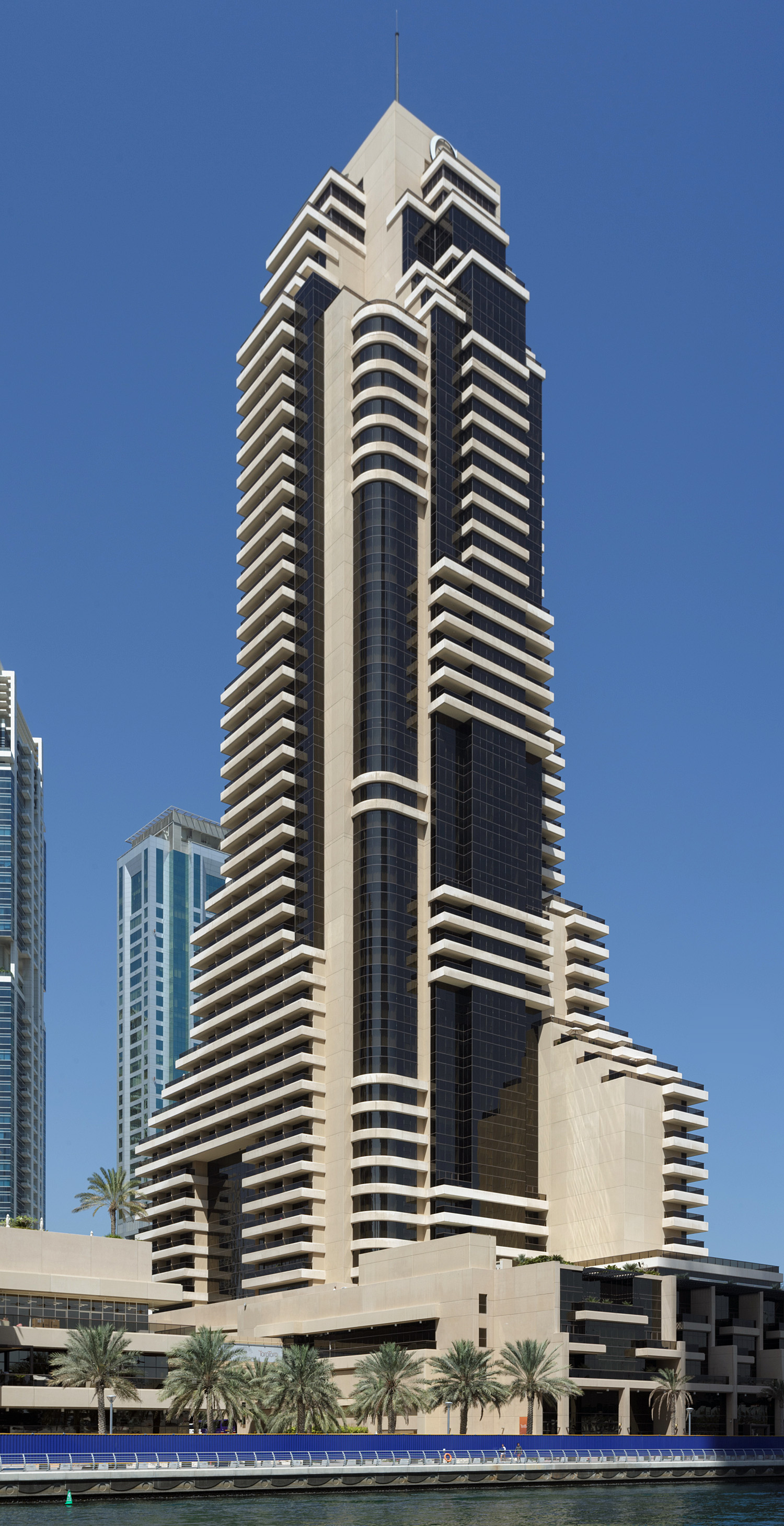 Grosvenor House The Residence, Dubai - View across the Marina. © Mathias Beinling